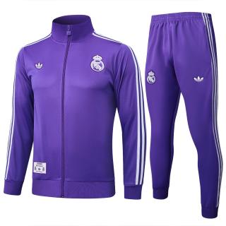Chándal Real Madrid 2025/26-Purple (Cremallera larga)